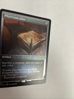 Phyrexian Altar Foil Etched Card #563 MTG LP - Image 2