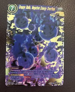 Dragon Ball Super Card Game Dragon Balls, Negative Energy Overflow SCR NM - Image 1