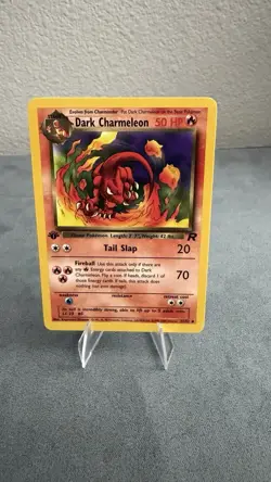 Dark Charmeleon 1st Edition 2000 Team Rocket Pokemon Card 32/82 NM - Image 1