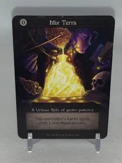 Sorcery Contested Realm: Alpha Mix Terra Sample Card - Image 1
