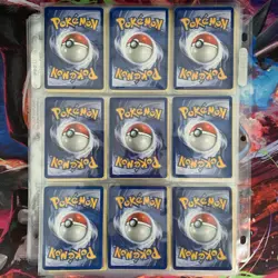 Vintage Complete Pokemon Non Holo Base Set 17-102 WOTC cards - Image 3