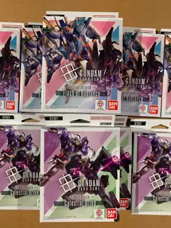 Gundam Card Game Starter Deck: Celestial Drive Flash of Radiance Sealed Lot Of 9 - Image 2