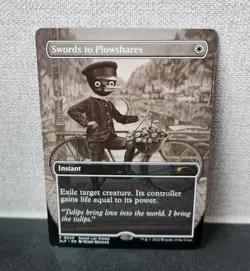 1 x Swords to Plowshares Non-Foil Magic Con Amsterdam EXCLUSIVE In Hand - Image 1
