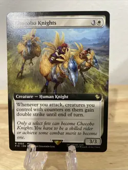 MTG Chocobo Knights Extended Art Regular #0102 Commander: Final Fantasy NM/M - Image 1