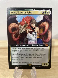 MTG Yuna, Hope of Spira Extended Art Regular #0517 Final Fantasy Mythic NM/M - Image 1