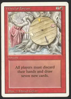 ***Wheel of Fortune*** MTG Revised Magic Kid Icarus - Image 1
