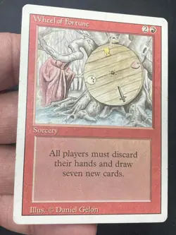 ***Wheel of Fortune*** MTG Revised Magic Kid Icarus - Image 3