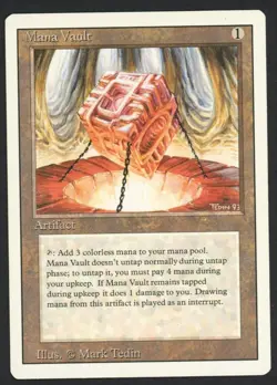 ***Mana Vault*** MTG Revised Magic Kid Icarus - Image 1