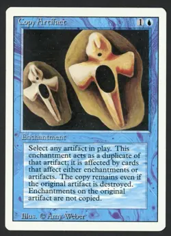 ***Copy Artifact*** MTG Revised Magic Kid Icarus - Image 1