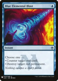 1x Blue Elemental Blast - NM - The List - SPARROW MAGIC mtg - Image 1