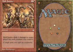 Magic the Gathering -MTG-Mob Justice - Image 1