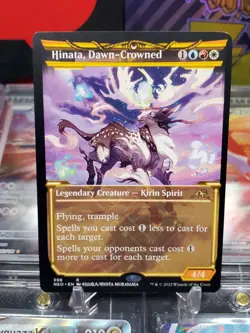 Hinata Dawn-Crowned 398 Rare Non Foil Showcase MTG Kamigawa Neon Dynasty - Image 1
