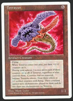 ***Tetravus*** MTG Alternate 4th Edition Magic Kid Icarus - Image 1