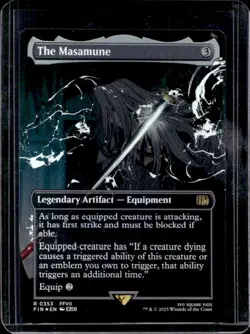 2025 Magic MTG Final Fantasy Masamune BL Foil Rare #0353 - Image 1
