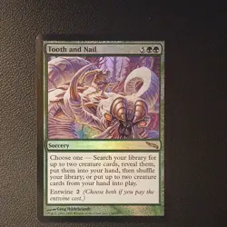 Tooth and Nail Foil Mirrodin Rare NM MTG Magic the Gathering - Image 1