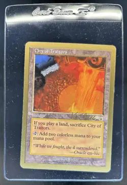 1999 Magic MTG World Championship Decks City of Traitors Tokyo #143 Damaged - Image 1