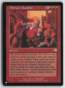Thieves' Auction Lightly Played 218/350 The List Reprints Magic: The Gathering - Image 1