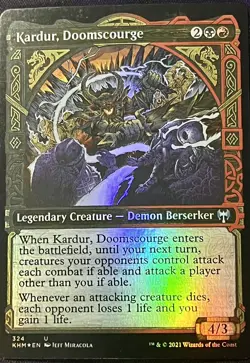 Kardur, Doomscourge - FOIL - Showcase - Kaldheim - MTG Magic - NM - Uncommon - Image 1