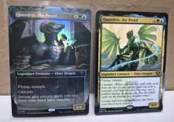 Quandrix, the Proof (Borderless) Foil + Regular Mythic MTG Secrets of Strixhaven - Image 1
