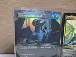 Quandrix, the Proof (Borderless) Foil + Regular Mythic MTG Secrets of Strixhaven - Image 3