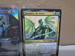Quandrix, the Proof (Borderless) Foil + Regular Mythic MTG Secrets of Strixhaven - Image 5