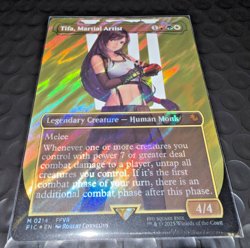 Magic: The Gathering- Tifa, Martial Artist (Borderless Surge Foil) NEAR MINT - Image 1