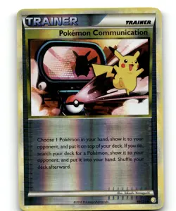 Pokemon Communication Reverse Holo Uncommon HeartGold SoulSilver 98/123 LP Takas - Image 1