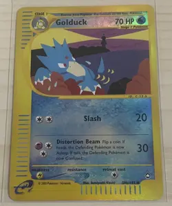 Reverse Holo Golduck 50a/147 Aquapolis Pokemon TCG - Image 1