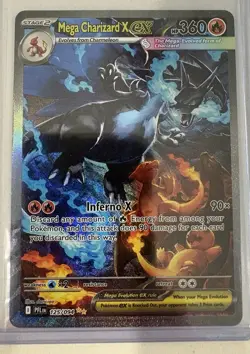 2025 POKEMON PFL SPECIAL ILLUSTRATION RARE #125 MEGA CHARIZARD X EX PACK FRESH - Image 1