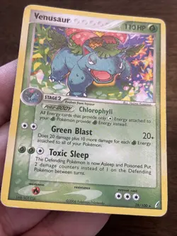 Pokemon TCG Venusaur EX Crystal Guardians 28/100 Regular Rare Non Holo - Image 2