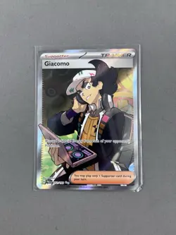 Pokemon Giacomo 252/193 Full Art S&V - Paldea Evolved NM - Image 1