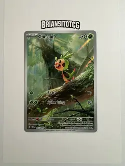 Pokemon Chespin 087/086 Illustration Rare Holo Chaos Rising English NM - Image 1