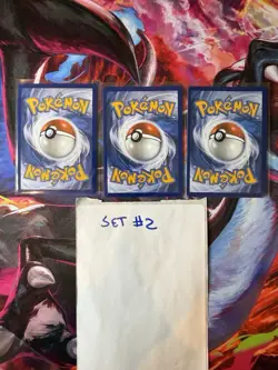 Pokemon First Partner Illustration Kanto Starters Promos Set NM Set 2 - Image 2