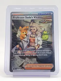 PROFESSOR SADA'S VITALITY 2023 POKEMON PARADOX SPECIAL ILLUSTRATION RARE Q3716 - Image 1