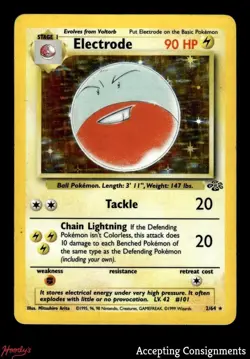 1999 Pokemon Jungle Unlimited #2 Electrode HOLO RARE - Image 1