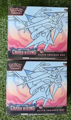 Pokemon TCG: Chaos Rising Pokemon Center ETB 2x Sealed - IN HAND - Image 1