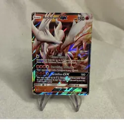 Pokemon Reshiram GX 11/70 Dragon Majesty Ultra Rare Holo English 180 HP 2018 - Image 1
