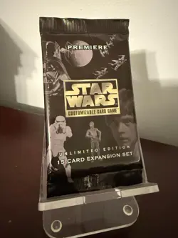 Decipher Star Wars CCG PREMIERE Booster Pack - 15 Cards (Unlimited Edition) 45748102180 - Image 1