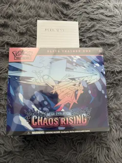 Pokemon TCG Mega Evolution Chaos Rising Pokemon Center ETB Factory Sealed 🔥 - Image 1