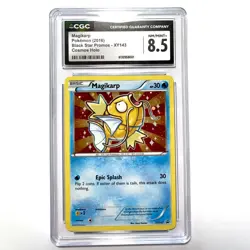CGC 8.5 8 Magikarp Cosmos Holo Black Star Promo XY143, 2016 Pokemon English Mint - Image 1