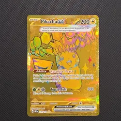 Pokemon TCG Pikachu ex 179/131 Sv: Prismatic Evolutions Hyper Rare Holo EN - Image 1
