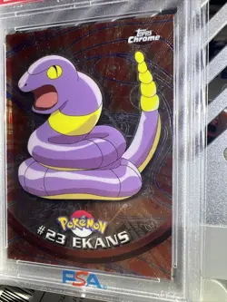 2000 TOPPS CHROME EKANS POKEMON T.V. #23 GEM MT 10 - Image 2