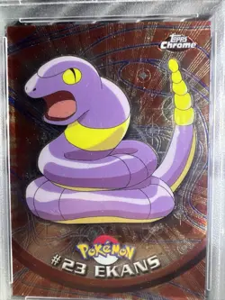 2000 TOPPS CHROME EKANS POKEMON T.V. #23 GEM MT 10 - Image 5
