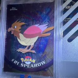 🔥PSA 10🔥 Pokemon 2000 Topps Chrome T.V. #21 Spearow - Image 2
