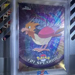 🔥PSA 10🔥 Pokemon 2000 Topps Chrome T.V. #21 Spearow - Image 3