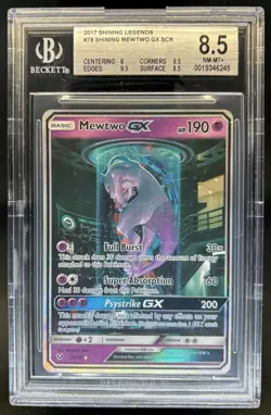 2017 Pokemon Shining Legends Mewtwo #78/73 BGS 8.5 - Image 1