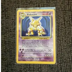Wizards of the Coast Alakazam 1/102 Base Set Rare Unlimited 1999 English 80 HP - Image 1