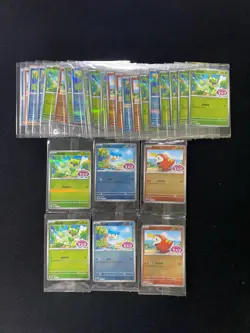 2025 Pokemon TCG S-CHN Gem Pack Promo Fuecoco Quaxly Sprigati Sealed Lot30 VE75 - Image 1