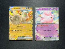 2026 Pokemon TCG ENG Regirock Lillie's Clefairy ex ASCen 076/217 Holo Lot*2 BO61 - Image 1