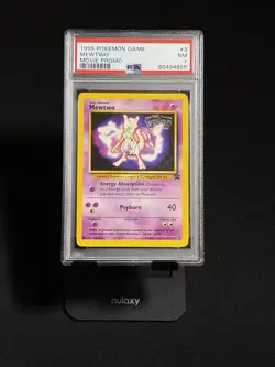 Nintendo 1999 Pokemon Mewtwo Movie Promo #3 Holo ENG PSA 7 Graded - Image 1
